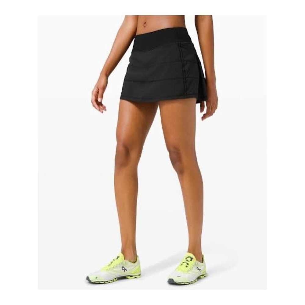 Lululemon Pace Rival Skirt Size 12 Black